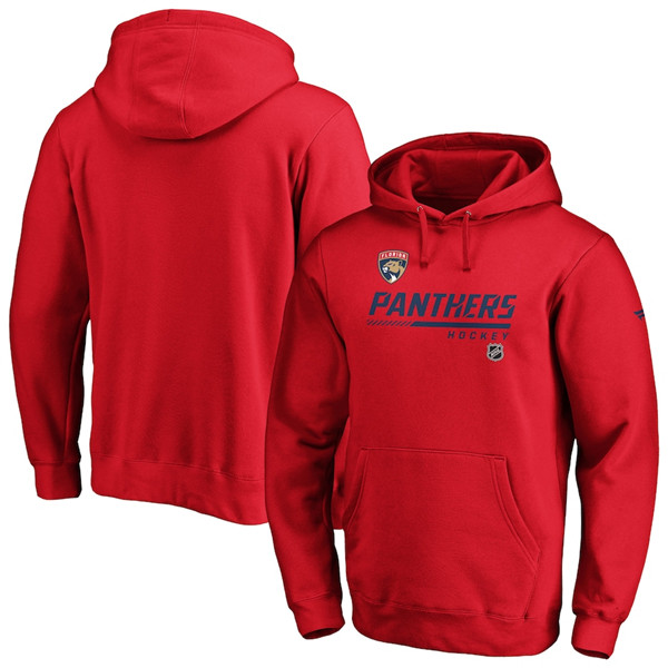 Men's Florida Panthers Red Pro Core Collection Prime Pullover Hoodie